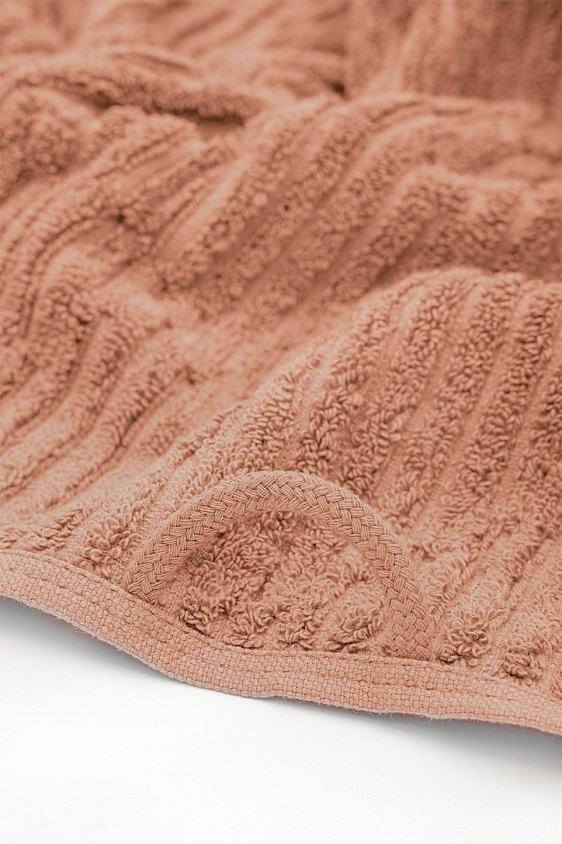 Anisa Håndklær - (Pakke med 3 håndklær) - Økologisk Bomull - Terracotta - LALALOOM