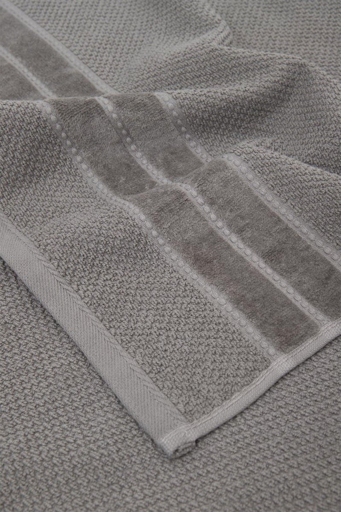 Anna Håndklær - (Pakke med 3 håndklær) - Økologisk Bomull - Antrasitt - LALALOOM