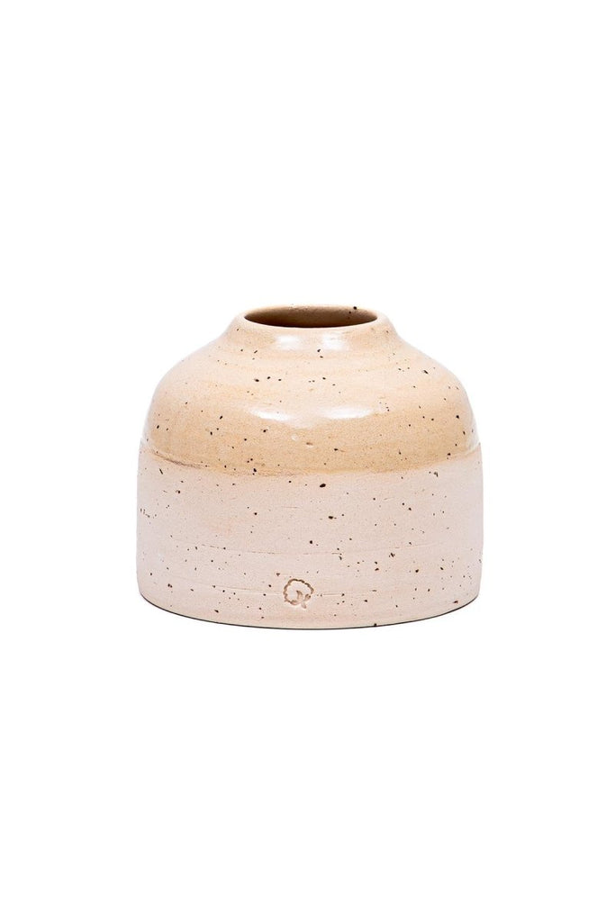 Eva håndlagde keramikk vase, kremfarge | LalaLoom - LALALOOM