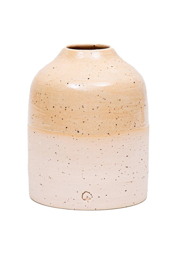 Eva håndlagde keramikk vase, kremfarge | LalaLoom - LALALOOM