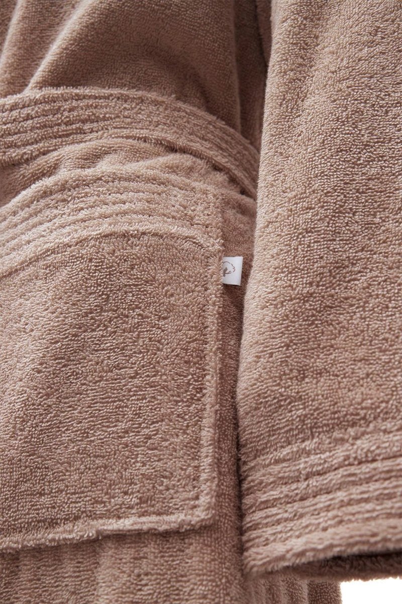 Ecosoft Badekåpe - Dame - Økologisk Bomull - Terracotta | lalaloom.no - LALALOOM
