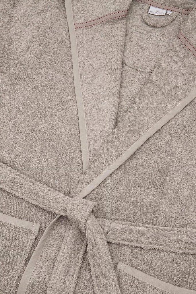 Ecosoft Badekåpe - Herre - Økologisk Bomull - Beige | lalaloom.no - LALALOOM