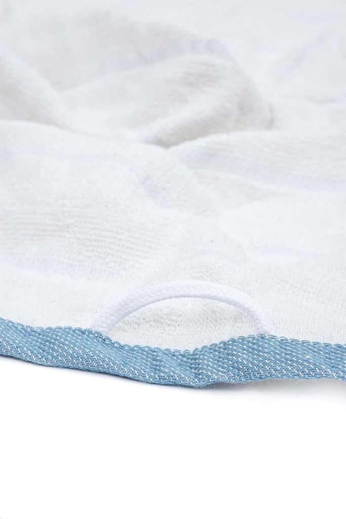 Elis 3 - delers Kjøkkenhåndklær - Økologisk Bomull - 40x60 cm - Lysblå Krem - lalaloom.no - LALALOOM