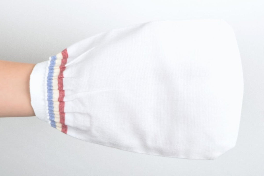 Naturlig eksfoliering - Skrubbehanske for Kropp og Ansikt - LALALOOM