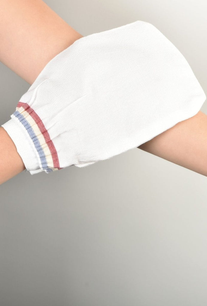 Naturlig eksfoliering - Skrubbehanske for Kropp og Ansikt - LALALOOM