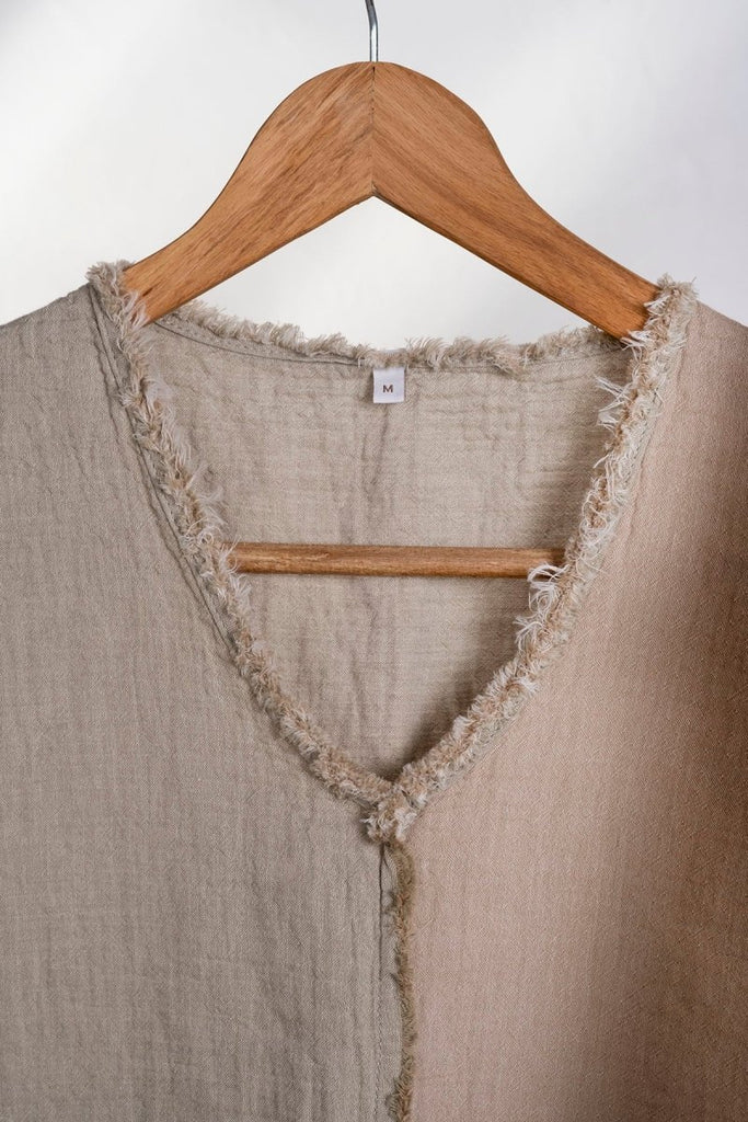 Melsa 3 - delt Muslin Pyjamas Sett for Herre – Shorts, Morgenkåpe – Økologisk Bomull | Grønn | Lalaloom.no - LALALOOM