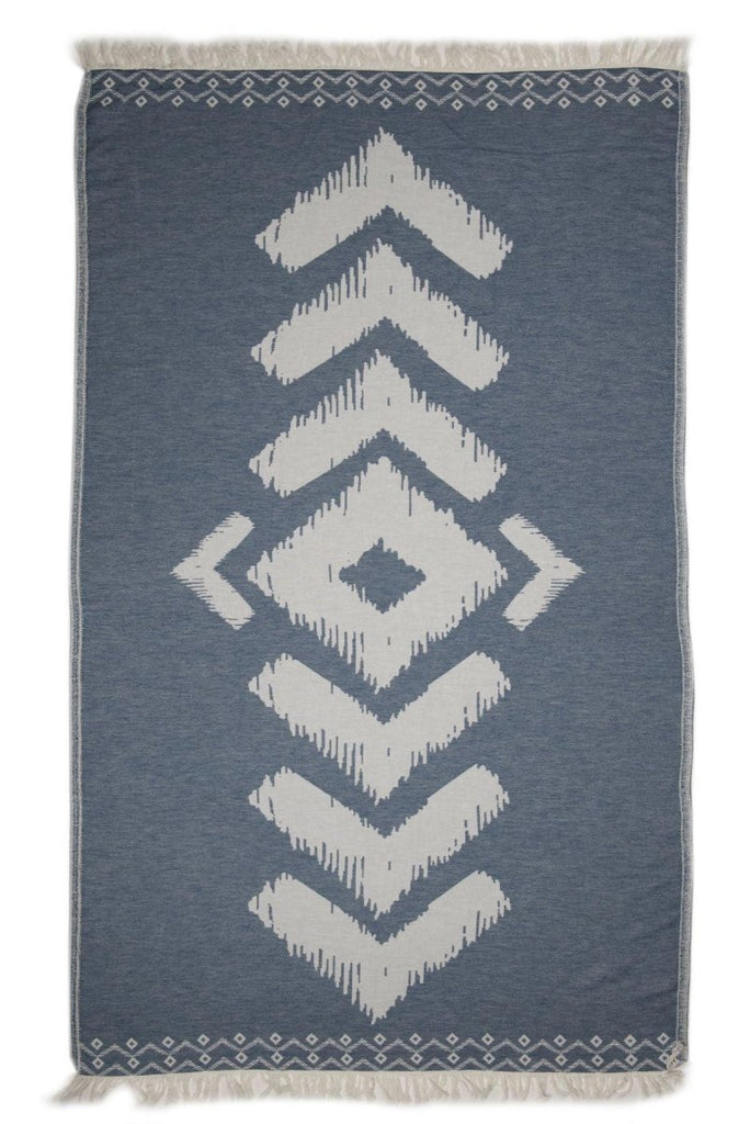 Boho Bliss Håndkle - Bomull - Blå | lalaloom.no - LALALOOM