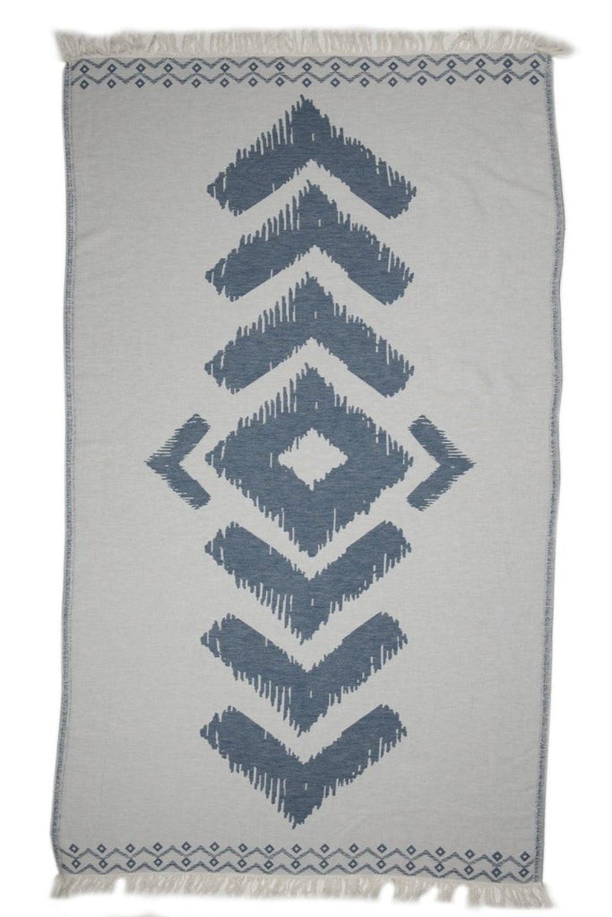 Boho Bliss Håndkle - Bomull - Blå | lalaloom.no - LALALOOM