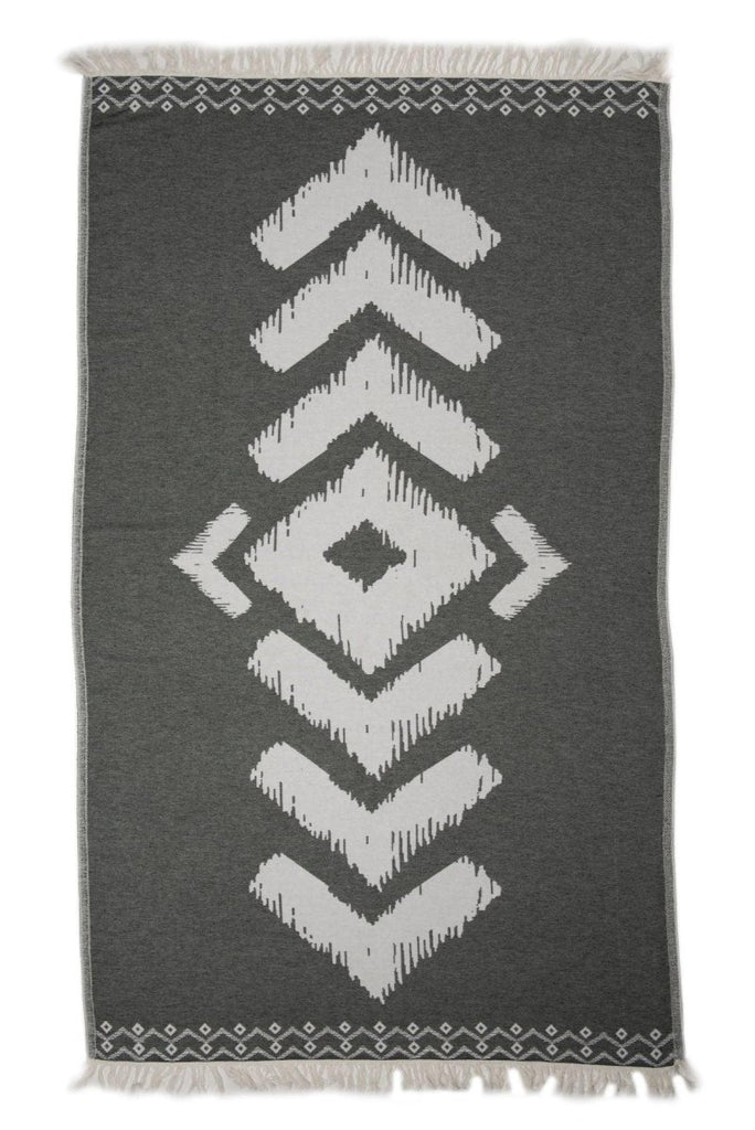 Boho Bliss Håndkle - Bomull - Sort | lalaloom.no - LALALOOM