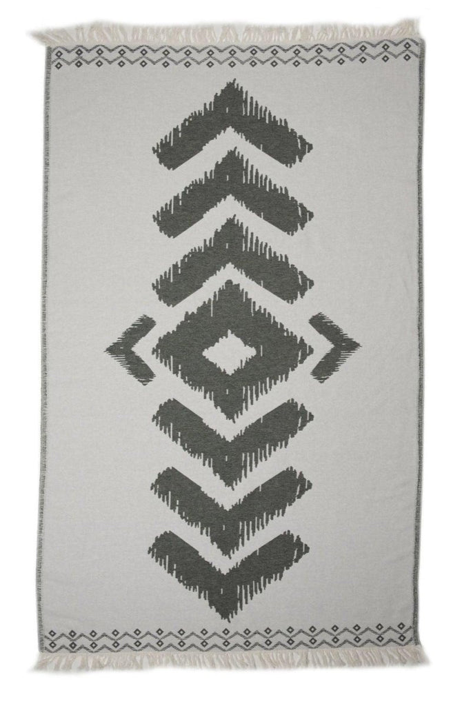 Boho Bliss Håndkle - Bomull - Sort | lalaloom.no - LALALOOM