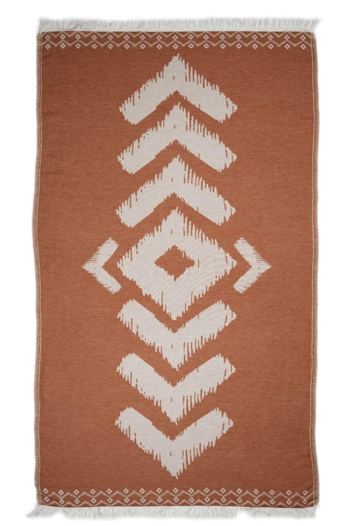 Boho Bliss Håndkle - Bomull - Terracotta | lalaloom.no - LALALOOM