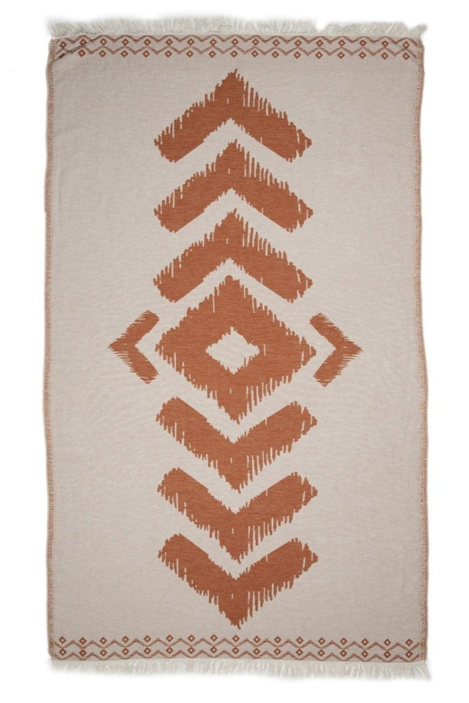 Boho Bliss Håndkle - Bomull - Terracotta | lalaloom.no - LALALOOM