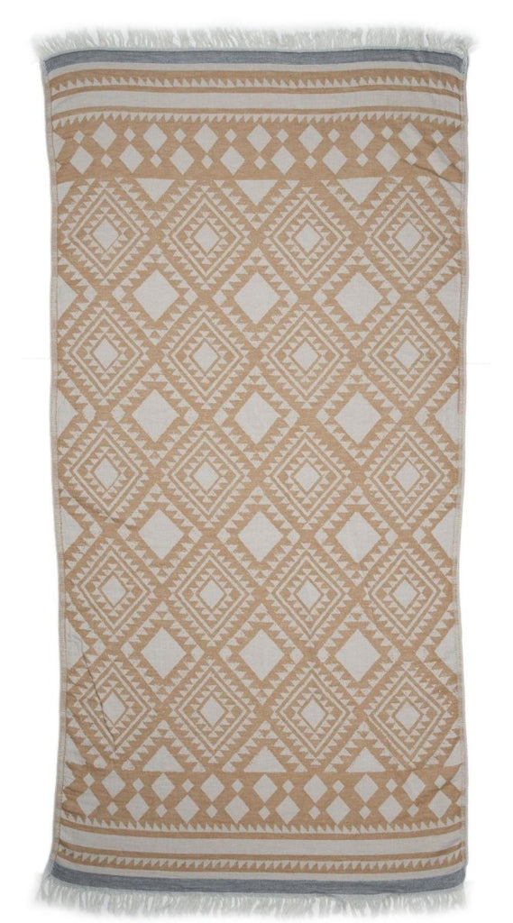 Sahara Sands Håndkle i Bomull – Karamell - LALALOOM