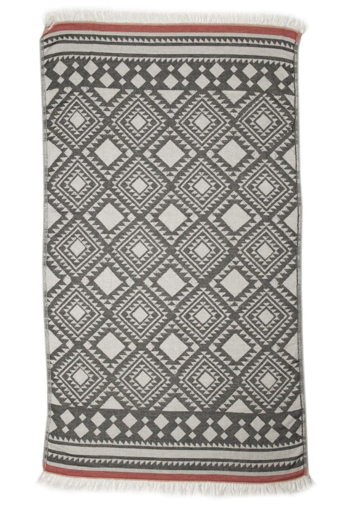 Sahara Sands Håndkle i Bomull – Svart - LALALOOM