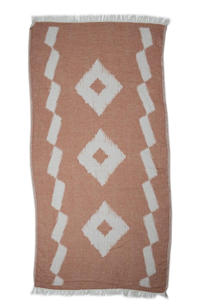 Velvet Håndkle i Bomull, Karamell - LALALOOM